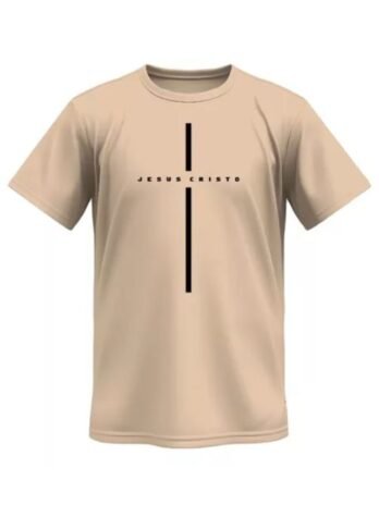 Camiseta Masculina Jesus Cristo Fé